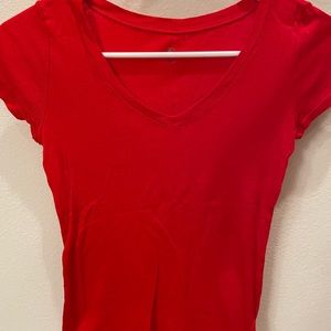 Red petit bateau cotton t-shirt